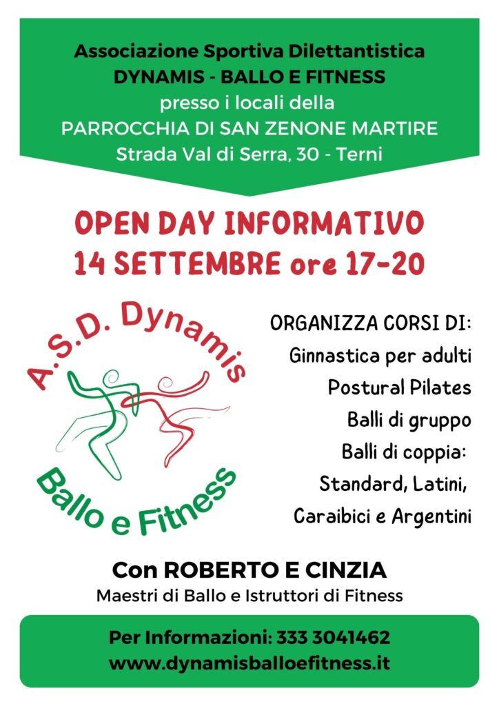 Open Day 14 Settembre 2026